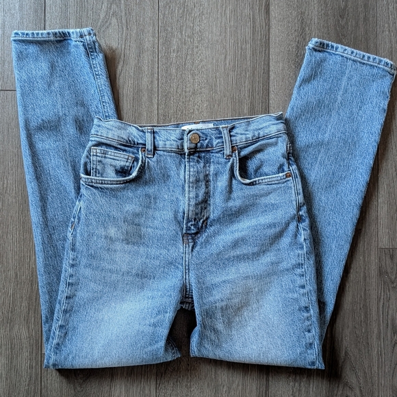 Reformation Liza Ultra High Rise Straight Jeans in Malta Size 27 - Picture 7 of 13